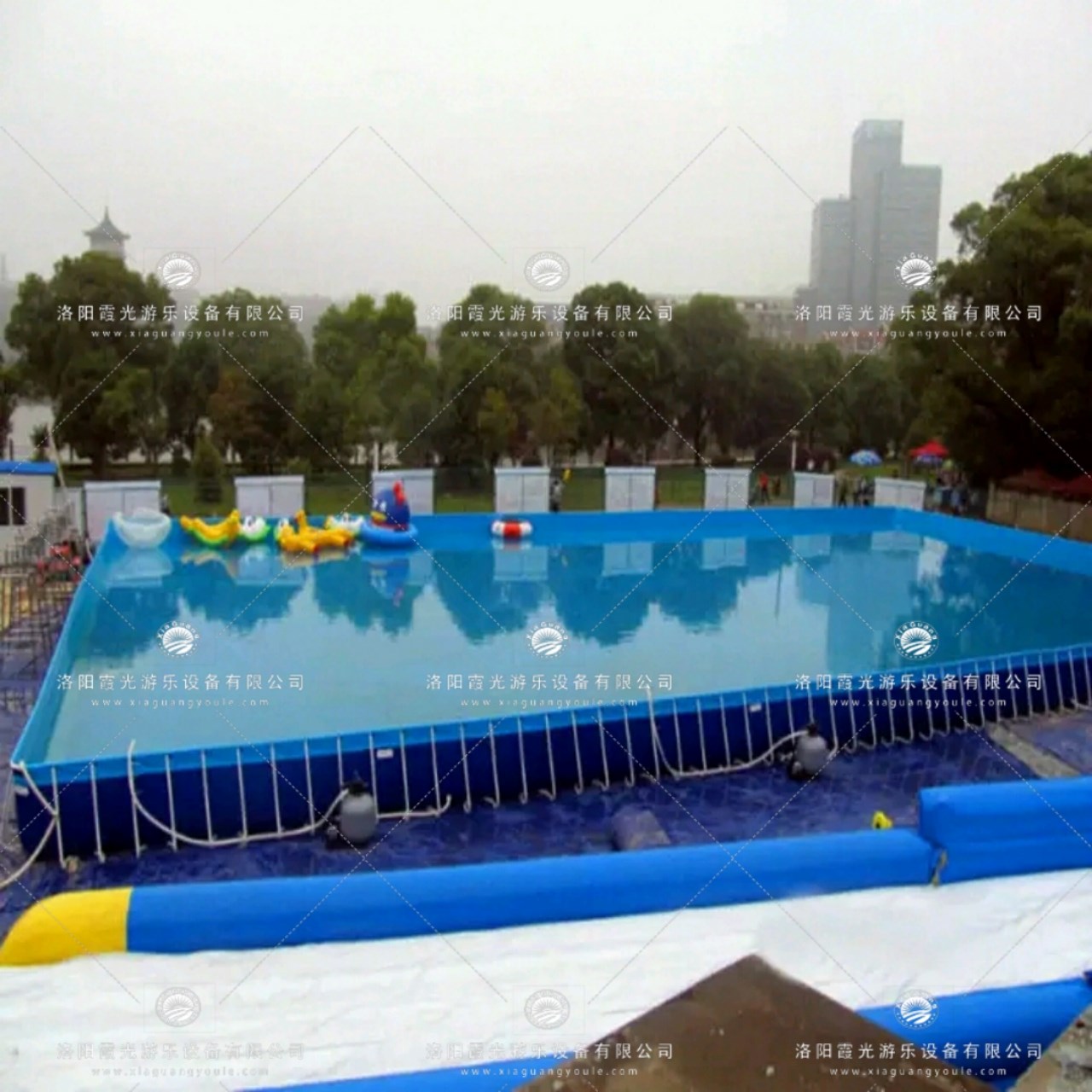 耀州大型支架游泳池